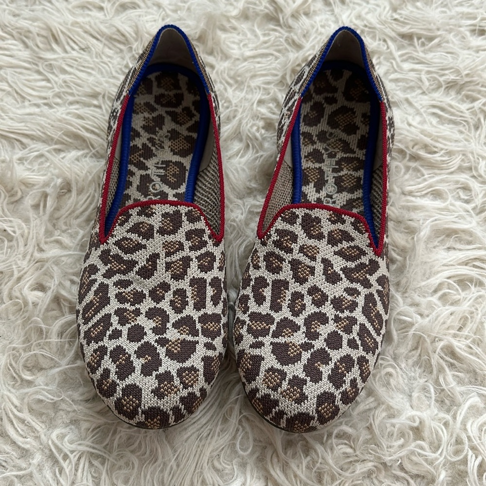 Cheetah Print Rothy Loafer Size 10